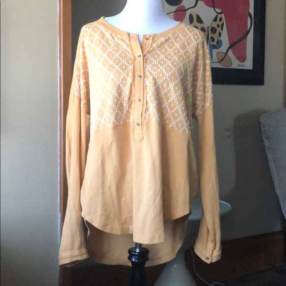 We the Free Hi/Low Henley Top - Picture 3 of 6